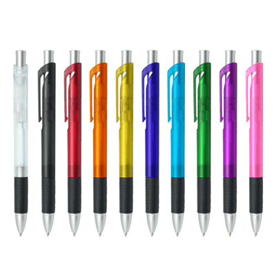 GIH1028 Fuji Plastic Ball Pen (black ink) 2 Giftsdepot Fuji Push Action Plastic Ball Pen colours a02