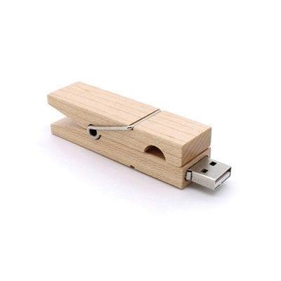 GFY1001 Clothespin Wooden Flash Drive 1 Clothespin Wooden Flash drive e1495088991719