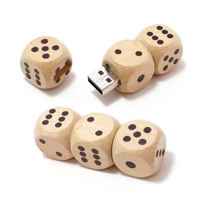 GFY1005 Dice Wooden Flash Drive 2 Dice Wooden Flash Drive main