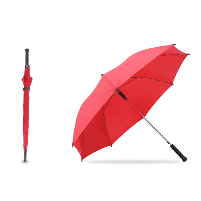 GIH1060 Coloured Auto Umbrella 2 Coloured Auto Umbrella red