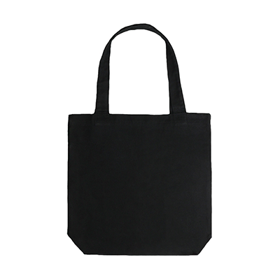 Giftsdepot - Black Canvas Tote Bag, 12 Oz, Logo Printing, Malaysia
