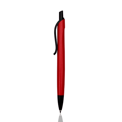 GIH1087 Cosmo Plastic Ball Pen 1 Giftsdepot Cosmo Plastic Ball Pen view main red