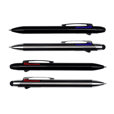 GIH1085 Multicolour Pen with Stylus 2 Multicolour Pen with Stylus view colour
