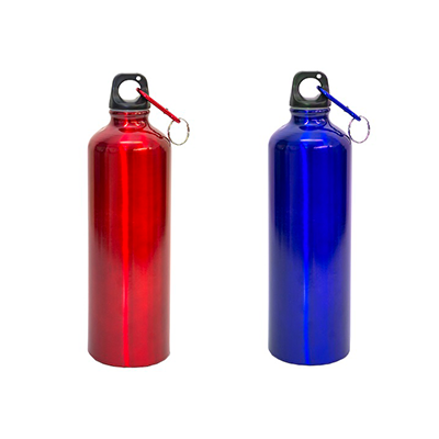 Giftsdepot - Alpine Aluminium Bottle, Red & Blue Color, Malaysia