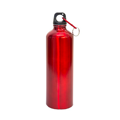 Giftsdepot - Alpine Aluminium Bottle, Red Color, Malaysia