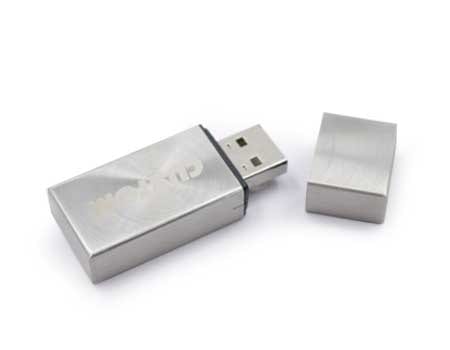 GFY1073 Classic Metal Pull Out Flash Drive 2 giftsdepot classic metal pull out flash drive
