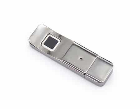 GFY1071 Metal Biometric Finger Print Flash Drive 1 giftsdepot metal biometric finger print flash drive 6a