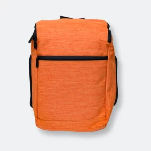 lana backpack with nylon oxford compartments