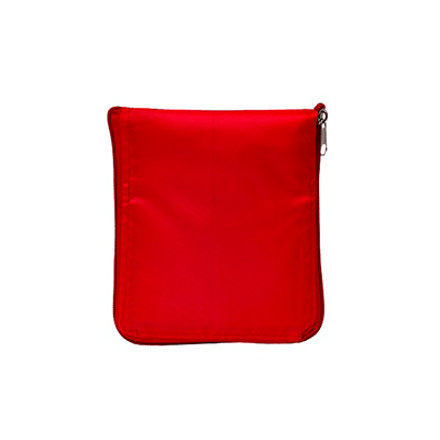 GMG1069 Fergie Foldable Shopping Bag 2 Giftsdepot Fergie Foldable Shopping Bag view red fold