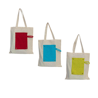 Giftsdepot - Foldable Canvas Bag, Unfold, Three Colors, Malaysia