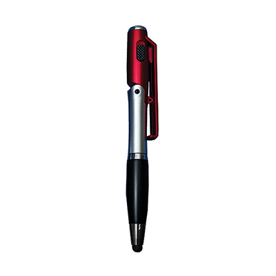 Giftsdepot - 4 In 1 Plastic Stylus Pen, Red Color, Malaysia