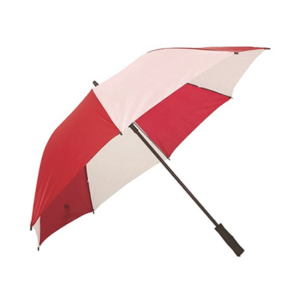 Giftsdepot - Taffera Golf Umbrella, 30 Inch, Red-White Color, Malaysia