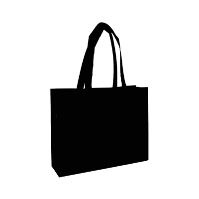 Giftsdepot - Non Woven Bag, A4 Landscape Size, Ultrasonic, Black Color, Malaysia
