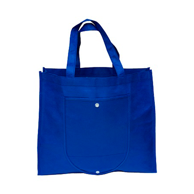 Giftsdepot - Foldable Non Woven Bag, Blue Color, 90gsm, Unfold, Malaysia