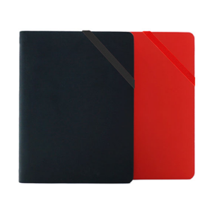 Giftsdepot - Alpha 2021 Diary Planner, PU Material, Black & Red Color, Malaysia