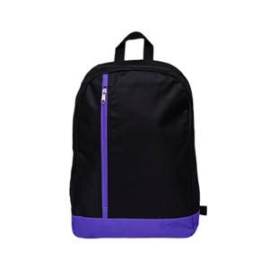 Giftsdepot - Billy Backpack, Nylon 600D, Purple Color, front-view, Malaysia