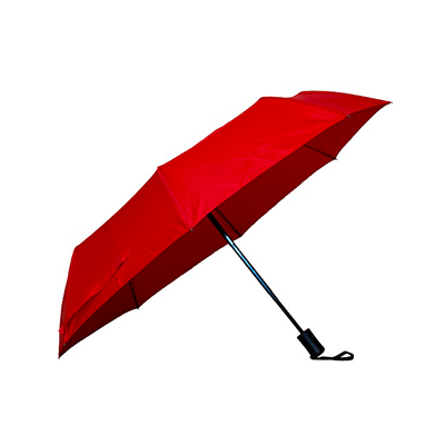 Giftsdepot - Foldable Auto Umbrella With Pouch, red color, Malaysia