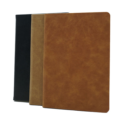 Giftsdepot - Leathertex Notebook 2021,A5 size, PU Material, All Colors, Malaysia