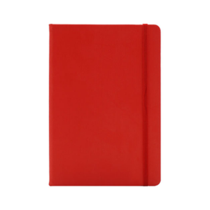 Giftsdepot - Lexes Notebook 2021,A5 size, PU Material, Red Color, Malaysia