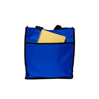 GMG1176 Nylon Reusable Shopping Bag II 2 Giftsdepot Nylon Reusable Shopping Bag II view pocket