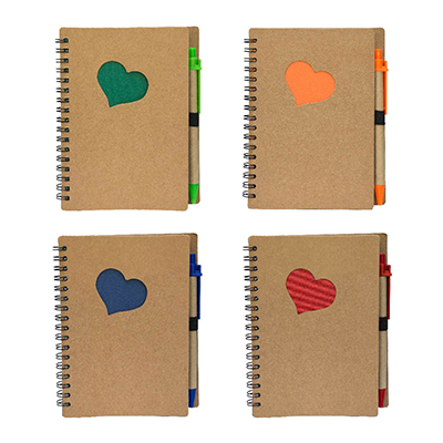 GMG1183 Love Eco Notebook With Pen 3 Giftsdepot Love Eco Notebook With Pen view all colour