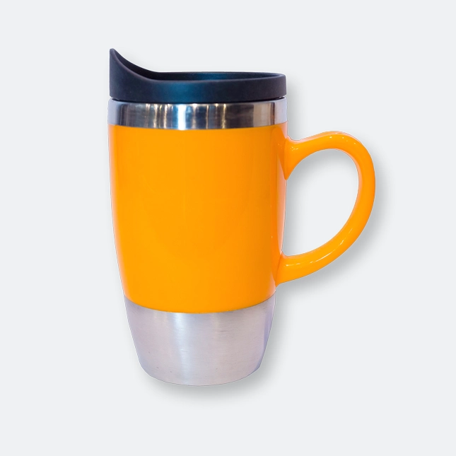 GMG1005_Alp_Stainless_Steel_Auto_Mug_ORANGE GMG2096 Alp Stainless Steel Auto Mug (450ml)