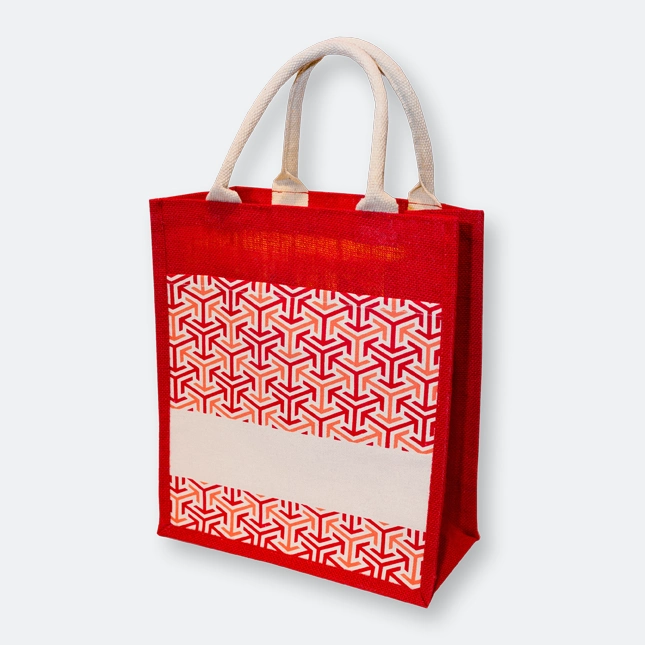 GMG1050_jute_bag_(islamic)_Red GMG5076 Laminated Jute Bag 9 (pattern)