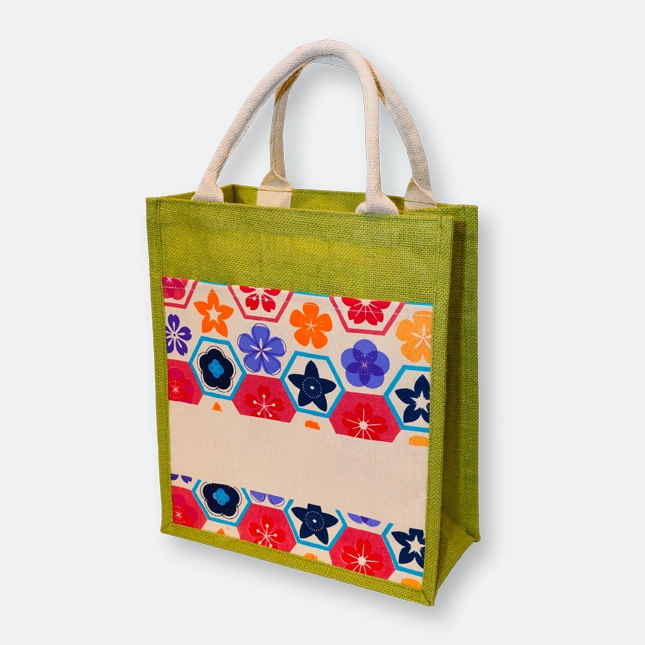 GMG5078 Laminated Jute Bag 10 (pattern)