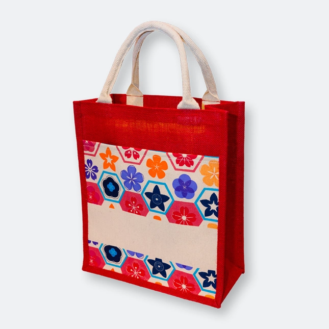 GMG5078 Laminated Jute Bag 10 (pattern)