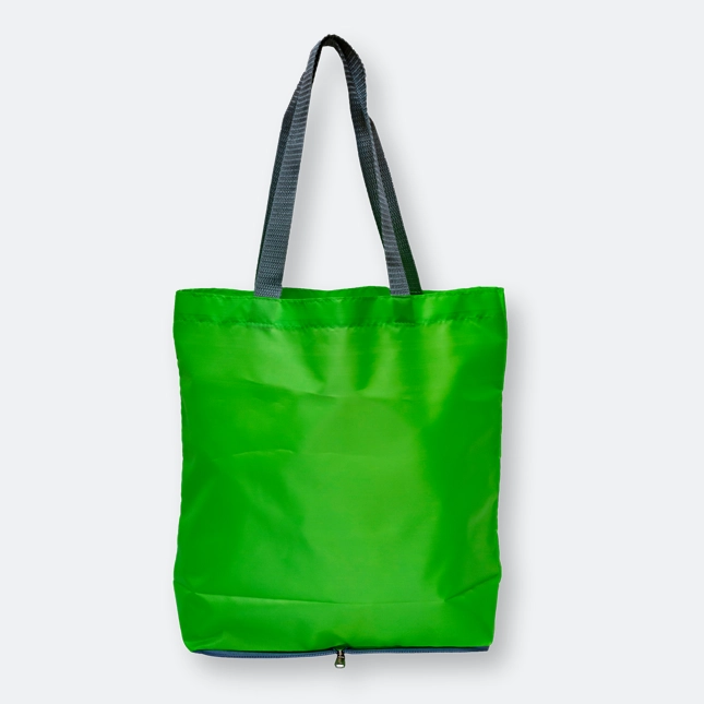 GMG1068_Fanny _Foldable_Shopping_Bag_Green_Front_View GMG5095 Fanny Foldable Shopping Bag