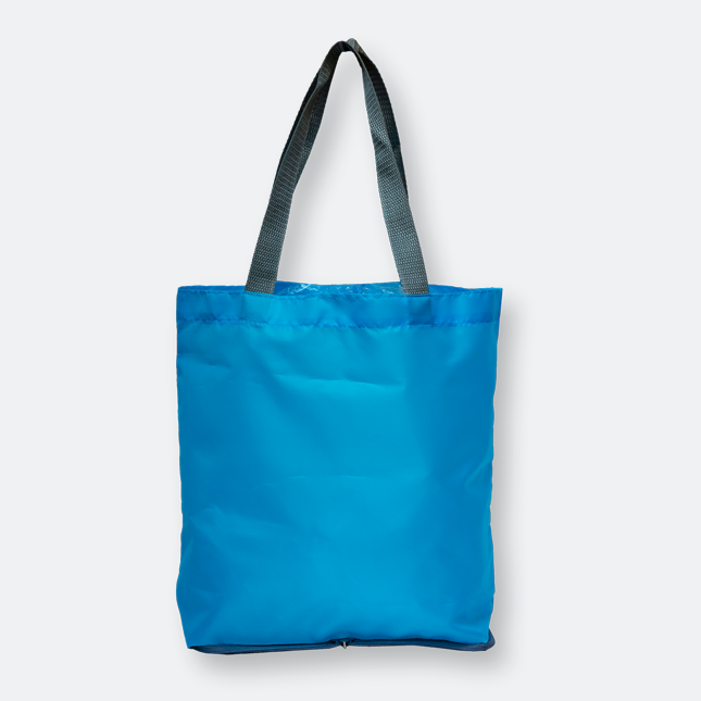 GMG1068_Fanny_Foldable_Shopping_Bag_Blue_Front_View GMG5095 Fanny Foldable Shopping Bag