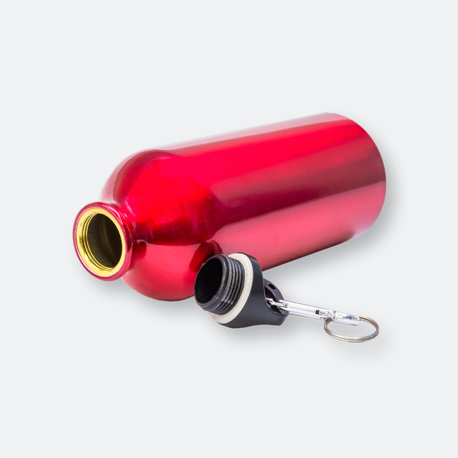 GMG1080_Alpine_Aluminium_Bottle_II_(600ml)_Red_Side_View GMG2100 Alpine Aluminium Bottle II (600ml)