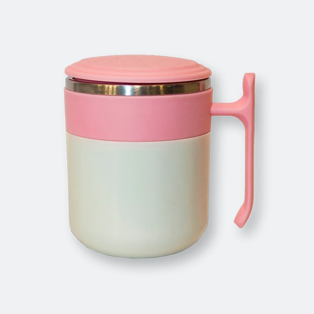 GMG1139_Granny_Stainless_Steel_Mug_PINK granny stainless steel mug in pastel pink with handle and lid