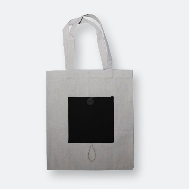 GMG1173_foldable_Canvas_bag_(10oz)_Black GMG5042 Foldable Canvas Bag (10oz)