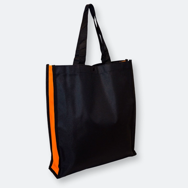 nylon shopping tote with one compartment