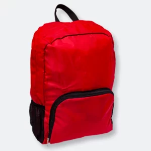 City Foldable Backpack in Grey with Dual Compartments