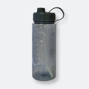 GMG2011_Guzzle_Bottle_Grey guzzle bottle with straw and 1000ml capacity