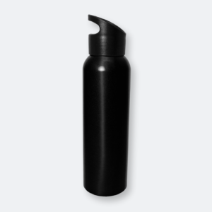 GMG2017_Driffly_bottle_Black driffly bottle in aluminium finish with secure lid design