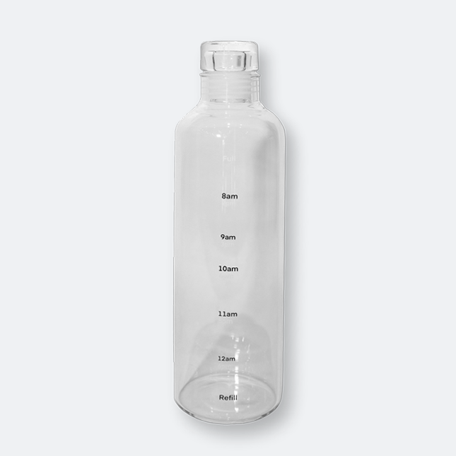 ploplo bottle with glass body and 500ml capacity