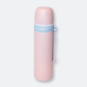 GMG2025_Tinkle_Stainless_Steel_Bottle_Pink tinkle stainless steel flask in pastel pink and blue tones