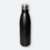 gushly stainless steel bottle in black with silver cap