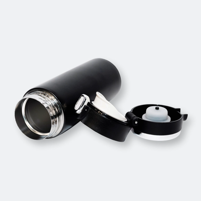 GMG2035_Droozy_Stainless_Steel_Bottle_Open GMG2035 Droozy Stainless Steel Flask (420ml)