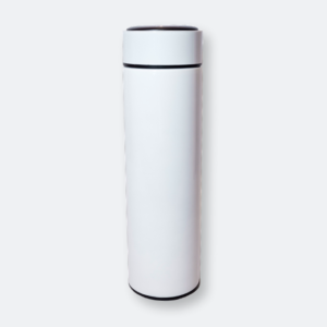 GMG2050_Tizzlo_Stainless_Steel_Bottle_White tizzlo stainless steel bottle with secure lid and colorful finish