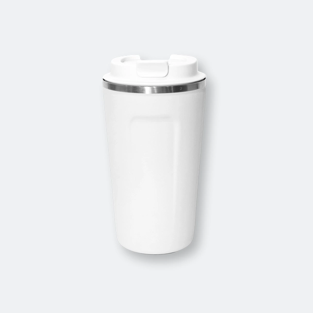 GMG2052_Blimzo_Stainless_Steel_Mug_WHITE GMG2052 Blimzo Stainless Steel Mug (500ml)