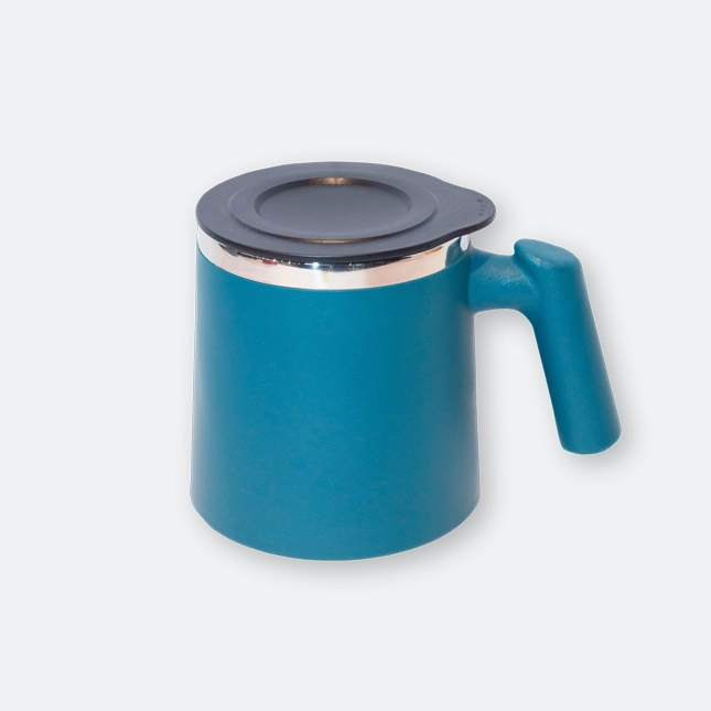 slorzy stainless steel mug with matte finish and handle