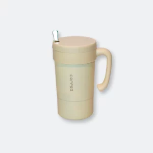 plashly stainless steel mug with handle and 500ml thermal capacity