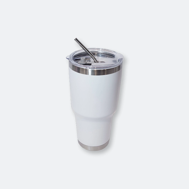 swizzo stainless steel tumbler with straw and 900ml capacity