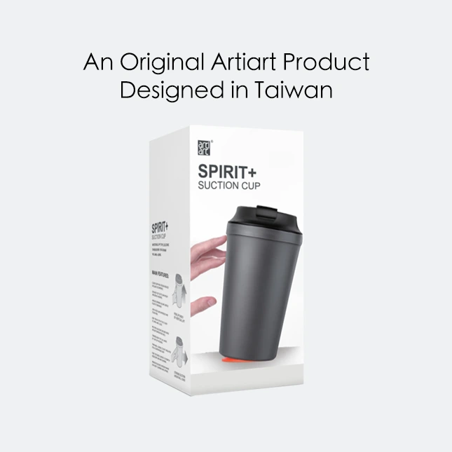 GIH2508 ARTIART SPIRIT PLUS - Double Wall Suction Cup (430ml)