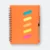 GMG1055_Ring_Eco_Notepad_with_Pen_Orange GMG3228 Ring Eco Notepad with Pen (sticky)