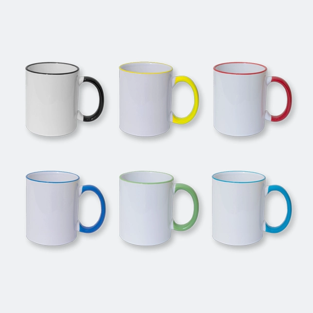Gmg2084 coloured coating ceramic mug i (400ml)
